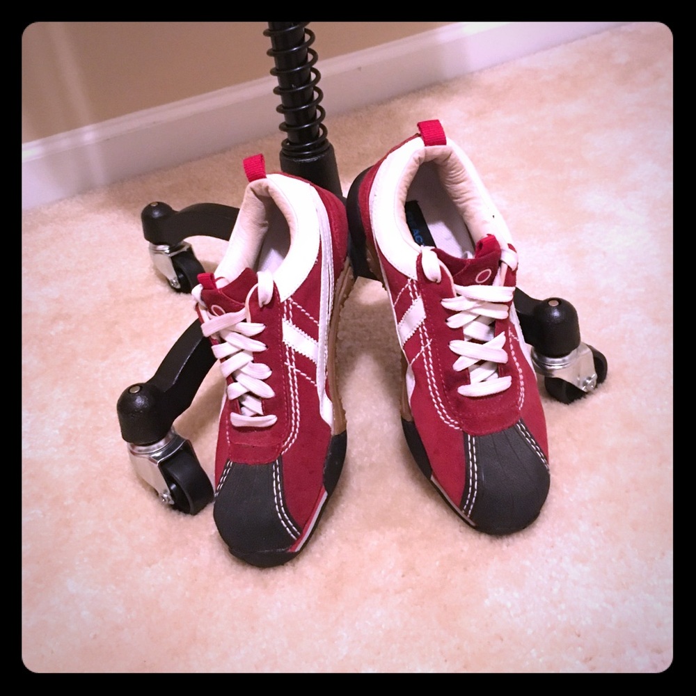 Red/White/Black Kenneth Cole Reaction Sneakers 8
